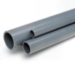 مواسير UPVC جدول 80 مقاس 2 إنش سمك 5.54 مم لون رمادي