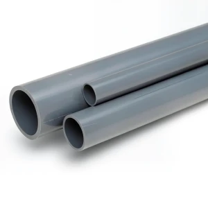 مواسير UPVC جدول 80 مقاس 2 إنش سمك 5.54 مم لون رمادي