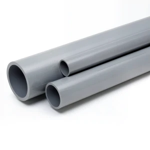 مواسير UPVC الوطني جدول 80 مقاس 3 إنش سمك 7.62 مم وزن 2.91 كجم / متر لون رمادي
