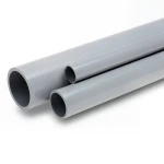 UPVC Pipes Schedule 80 Size 4 Inch Thickness 8.56 mm Gray