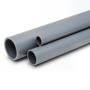 أنابيب UPVC جدول 80 مقاس 6 إنش سمك 10.97 مم لون رمادي