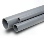 مواسير UPVC الوطني جدول 80 مقاس 8 إنش سمك 12.7 مم لون رمادي
