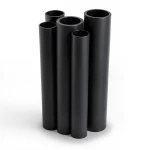 HDPE Pipes PE 80 Pressure 16 Bar 140 mm OD 15.7 mm Thickness Black