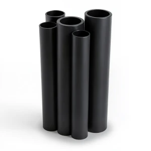مواسير HDPE PE 80 ضغط 16 بار قطر خارجي 140 مم سمك 15.7 مم لون أسود