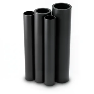 مواسير HDPE PE 100 ضغط 20 بار قطر خارجي 140 مم سمك 15.7 مم لون أسود