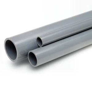 مواسير UPVC الوطني جدول 40 مقاس 5 إنش سمك 6.22 مم لون رمادي