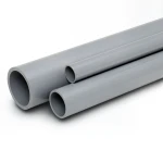 مواسير UPVC الوطني جدول 40 مقاس 8 إنش سمك 8.18 مم لون رمادي