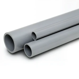 مواسير UPVC الوطني جدول 40 مقاس 8 إنش سمك 8.18 مم لون رمادي