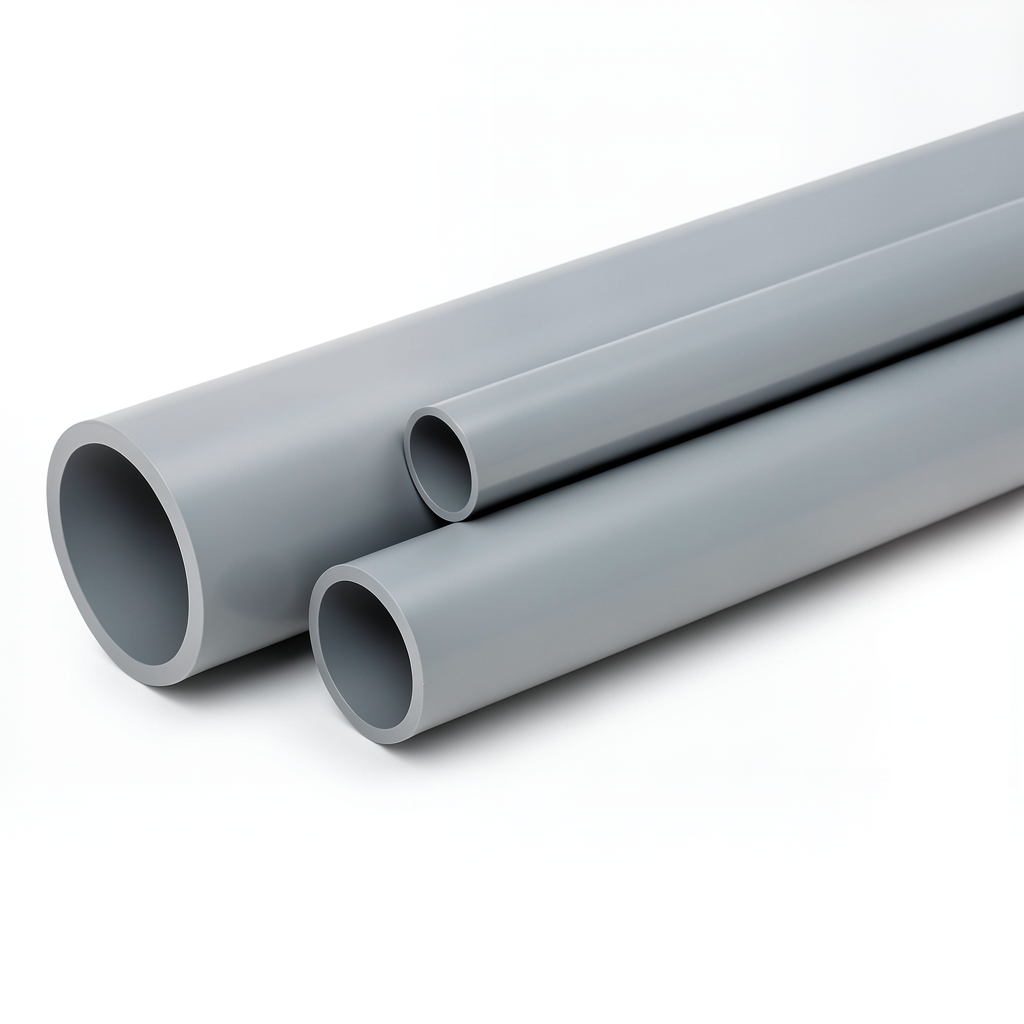 UPVC Pipes National Kham Schedule 80 Size ¾ Inch Thickness 3.91 mm Gray