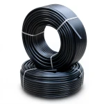 أنابيب HDPE PE 100 ضغط 20 بار قطر خارجي 20 مم سمك 2.3 مم أسود
