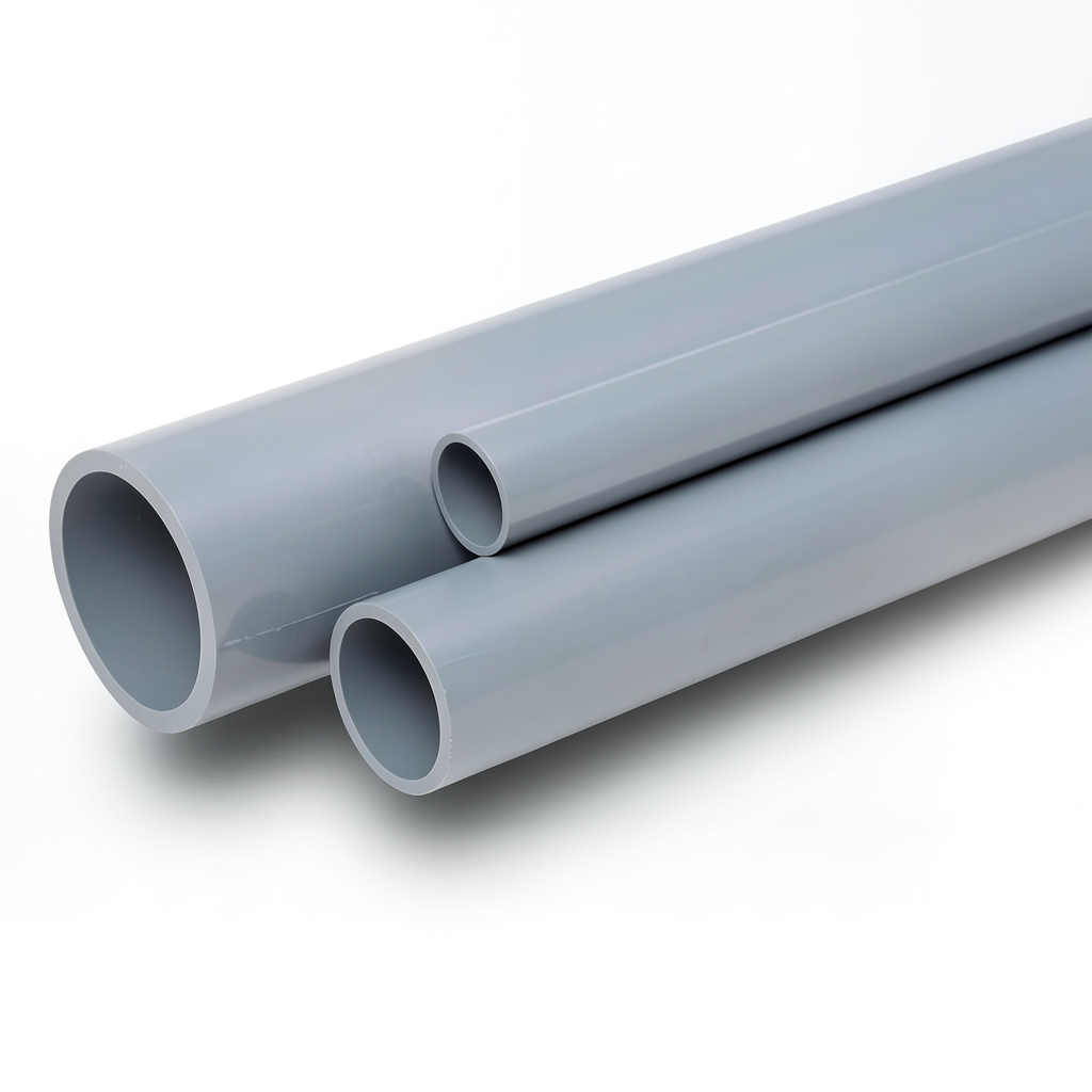 UPVC Pipes 1¼ Inch Schedule 80 Thickness 4.85 mm Gray