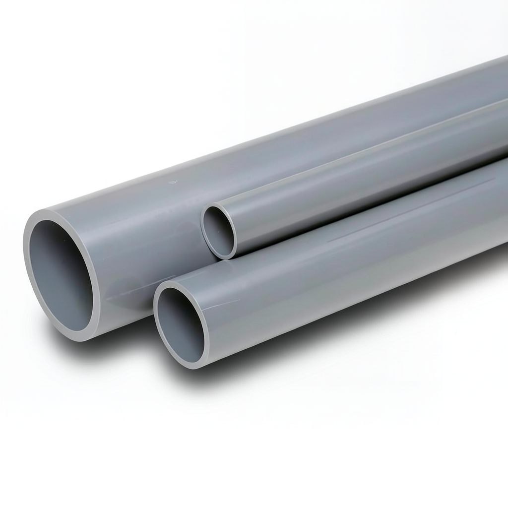 UPVC Pipes 2 ½ Inch Schedule 80 Thickness 7.01 mm Gray Colour