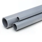UPVC Pipe National Schedule 80 Size 3 Inch Thickness 7.62 mm Weight 2.91 kg/m Gray