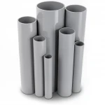 UPVC Pipes Modern Technology Nominal Pressure 10  Bar Outside Diameter 500  mm Thickness 23.9  mm Gray Colour