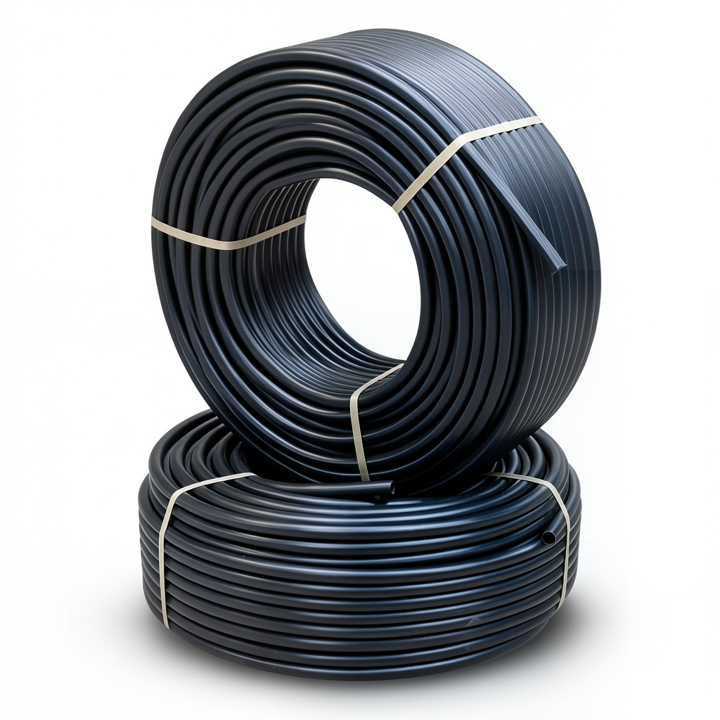 Al-Rajhi HDPE Pipes PE 80 Pressure 16 Bar Outer Diameter 32 mm Thickness 3.6 mm Black