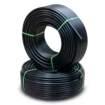 Al-Rajhi HDPE Pipes PE 80 Pressure 16 Bar Outer Diameter 125 mm Thickness 14 mm Black
