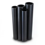 HDPE Pipes PE 100 Pressure 20 Bar 140 mm OD Thickness 15.7 mm Black