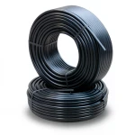 أنابيب HDPE الراجحي PE 80 ضغط 16 بار قطر خارجي 125 مم سمك 14 مم لون أسود