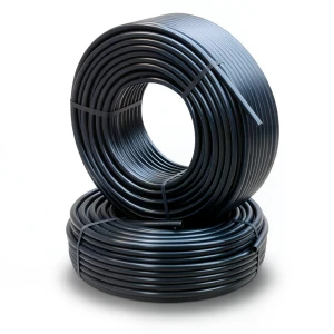 أنابيب HDPE الراجحي PE 80 ضغط 16 بار قطر خارجي 125 مم سمك 14 مم لون أسود