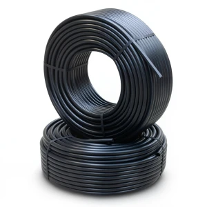 أنابيب HDPE PE 100 ضغط 20 بار قطر خارجي 125 مم سمك 14 مم لون أسود