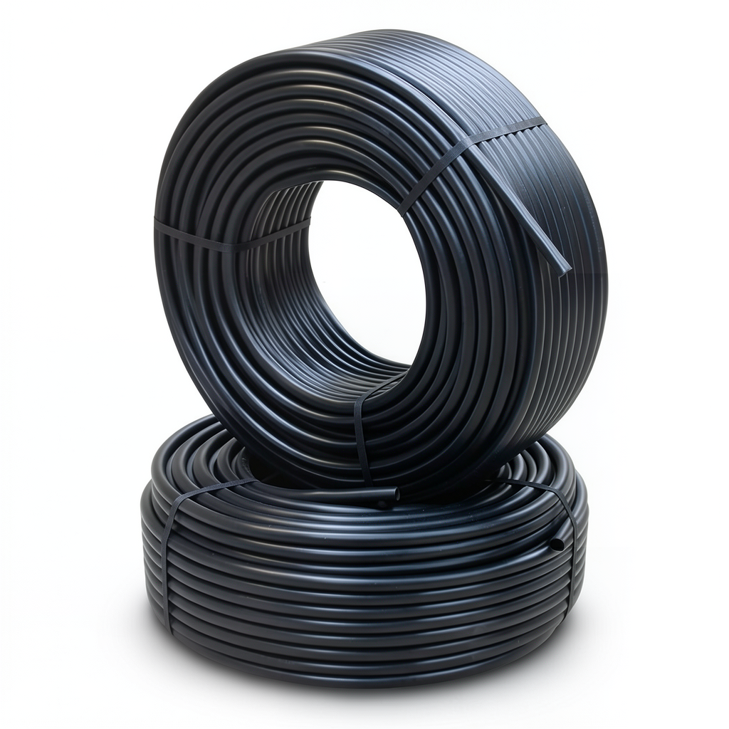 HDPE Pipes PE 100 Pressure 20 Bar Outer Diameter 125 mm Thickness 14 mm Black