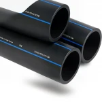 أنابيب HDPE السعودي  PE 80 ضغط 12.5 بار قطر خارجي 32 مم سمك 3 مم لون اسود