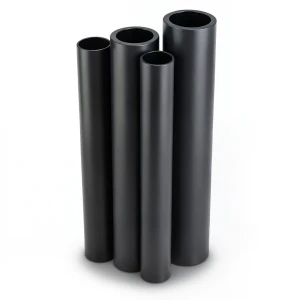 مواسير HDPE PE 100 ضغط 20 بار قطر خارجي 140 مم سمك 15.7 مم لون أسود