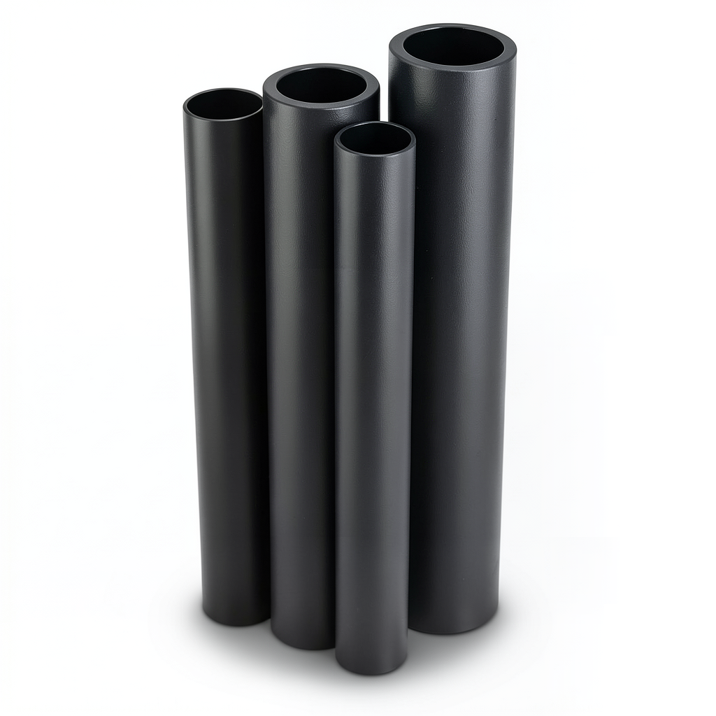 HDPE Pipes PE 100 Pressure 20 Bar 140 mm OD Thickness 15.7 mm Black
