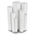 مواسير UPVC ضغط اسمي 16 بار قطر خارجي 20 مم سمك 1.5 مم لون أبيض