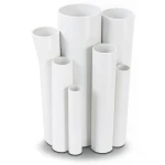 مواسير UPVC ضغط 16 بار قطر خارجي 25 مم سمك 1.9 مم لون أبيض