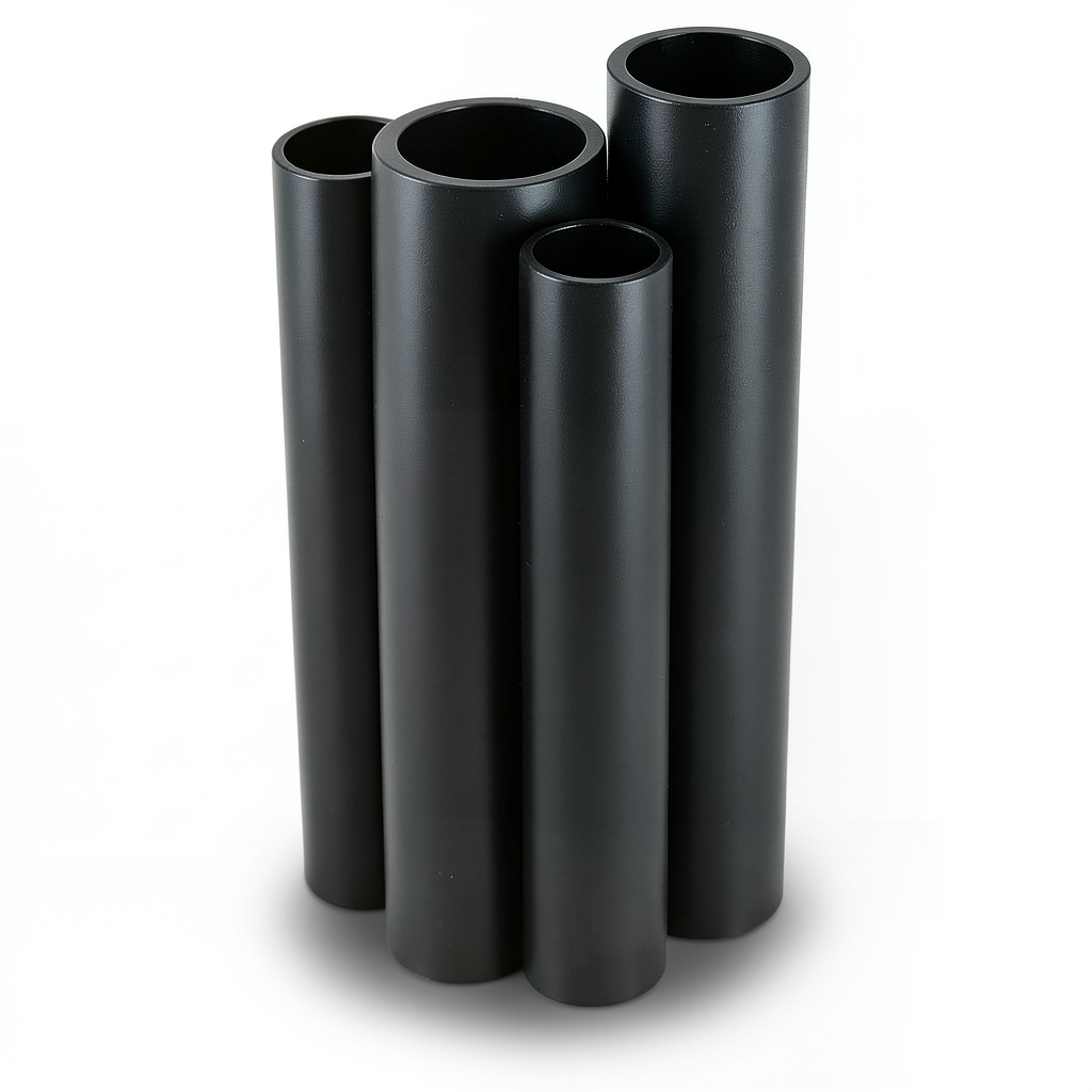 مواسير HDPE الراجحي PE 80 ضغط 16 بار قطر 160 مم سمك 17.9 مم لون أسود