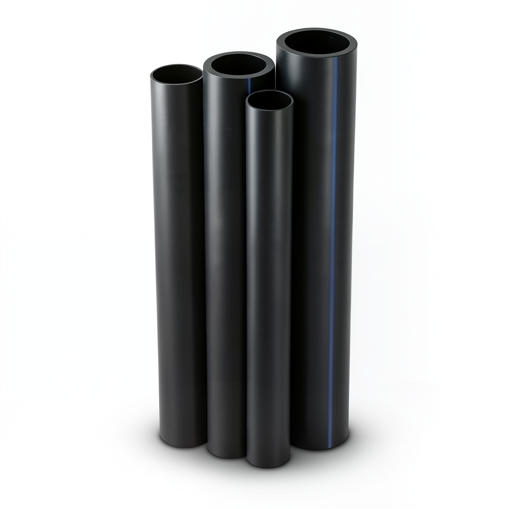 HDPE Pipes PE 100 Pressure 20 Bar Outside Diameter 180 mm Thickness 20.1 mm Black