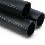 أنابيب HDPE السعودي  PE 80 ضغط 5 بار قطر خارجي 50 مم سمك 2 مم لون اسود
