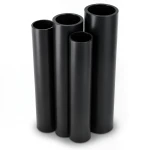 مواسير HDPE PE 100 ضغط 20 بار قطر خارجي 200 مم سمك 22.4 مم لون أسود