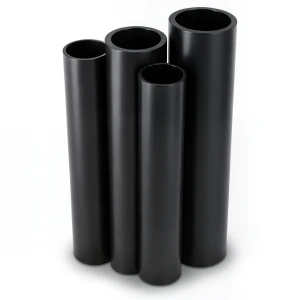 HDPE Pipes PE 100 Pressure 20 Bar Outside Diameter 200 mm Thickness 22.4 mm Black