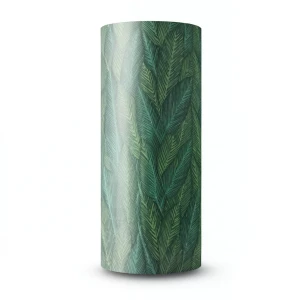 Leaf-patterned Wallpaper Length 10 m, Width 0.53 m, Green Color, Model 10391-07