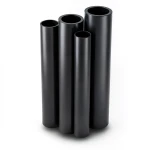 مواسير HDPE PE 80 ضغط 16 بار قطر خارجي 250 مم سمك 27.9 مم لون أسود