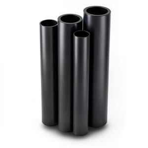 HDPE Pipes PE 80 Pressure 16 Bar Outside Diameter 250 mm Thickness 27.9 mm Black