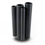 مواسير HDPE PE 100 ضغط 20 بار قطر خارجي 250 مم سمك 27.9 مم لون أسود