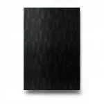 German Wall paper, size 10m x 0.53m, Black Color, Model 10061-37
