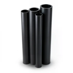 مواسير HDPE PE 80 ضغط 16 بار قطر خارجي 355 مم سمك 39.7 مم أسود