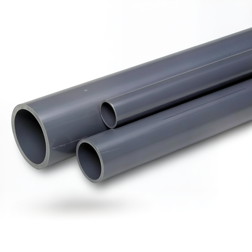 مواسير UPVC ضغط 12.5 بار قطر خارجي 32 مم سمك 1.9 مم