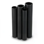 مواسير HDPE PE 100 ضغط 20 بار قطر خارجي 400 مم سمك 44.7 مم لون أسود