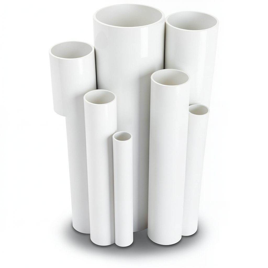 مواسير UPVC ضغط اسمي 16 بار قطر خارجي 16 مم سمك 1.2 مم لون أبيض