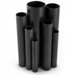 UPVC Pipes Modern Technology Nominal Pressure 2.5 Bar Outside Diameter 200 mm Thickness 1.8 mm Black Colour