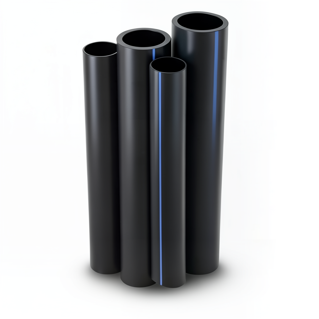 مواسير HDPE PE 100 ضغط 20 بار قطر 450 مم سمك 50.3 مم لون أسود
