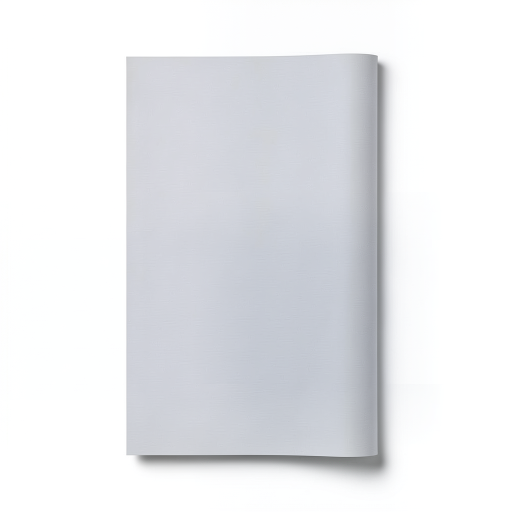 Plain Wallpaper 10x0.53 m Light Gray Color, Model 10393-01
