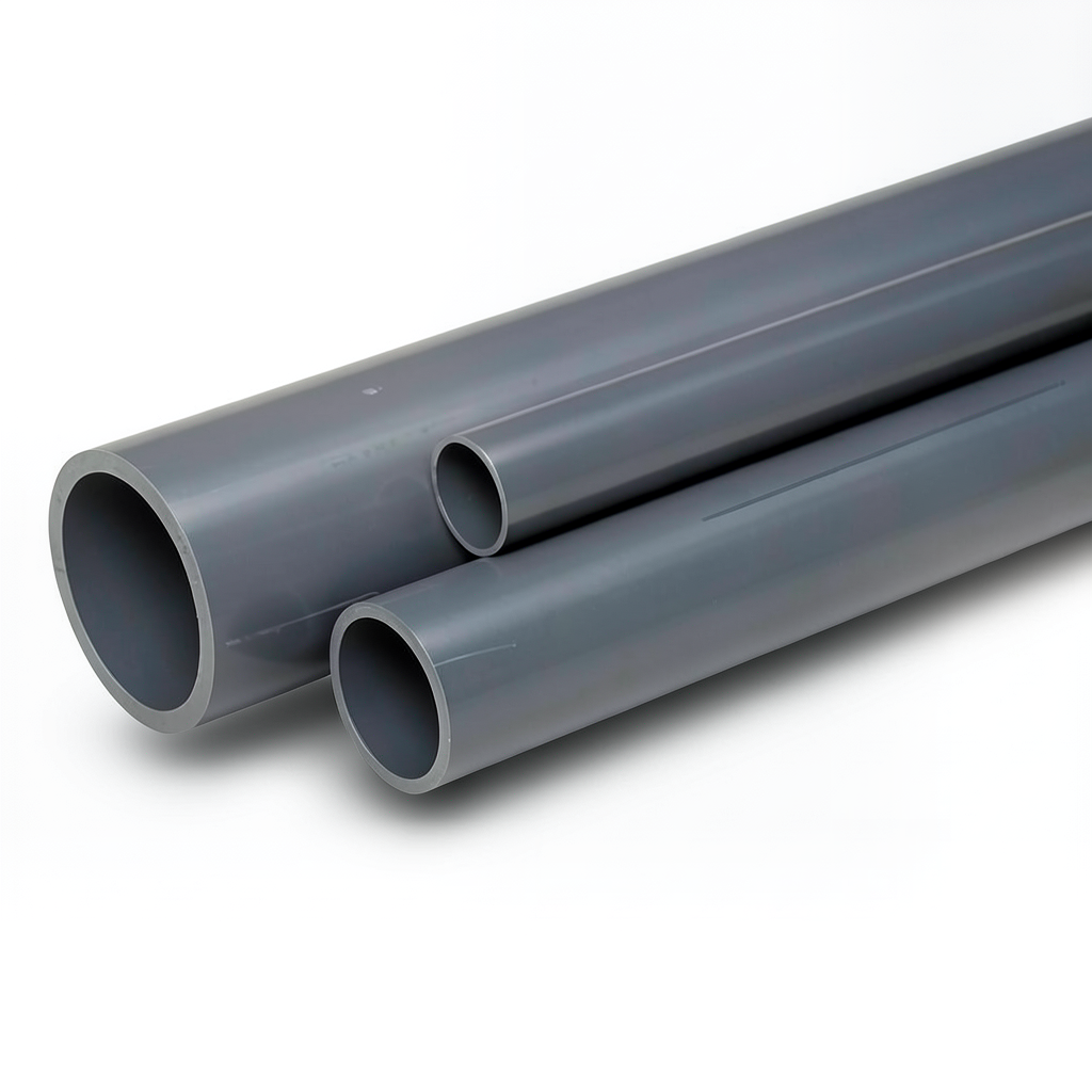 مواسير UPVC ضغط 12.5 بار قطر خارجي 32 مم سمك 1.9 مم