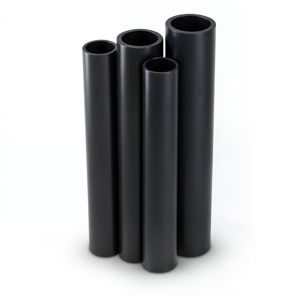 HDPE Pipes PE 80 Pressure 16 Bar Outside Diameter 180 mm Thickness 20.1 mm Black