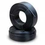 أنابيب HDPE الراجحي PE 80 ضغط 5 بار قطر خارجي 160 مم سمك 6.2 مم لون اسود